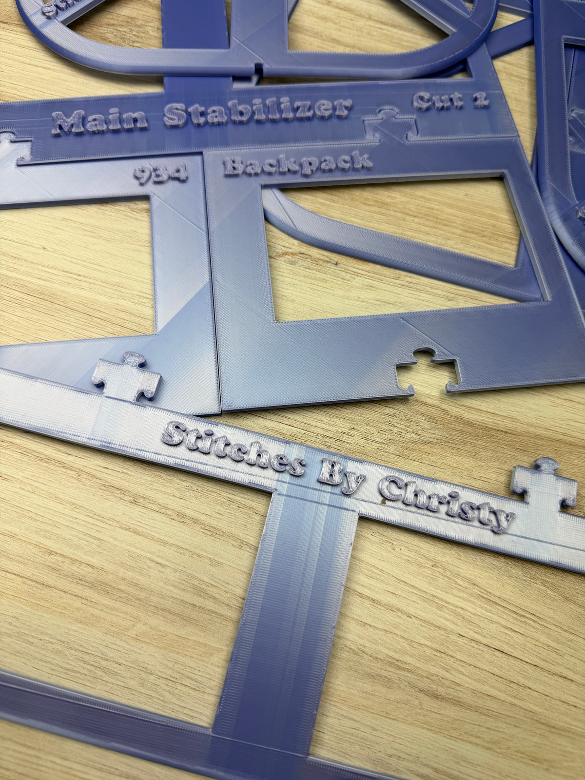 934 Backpack Templates