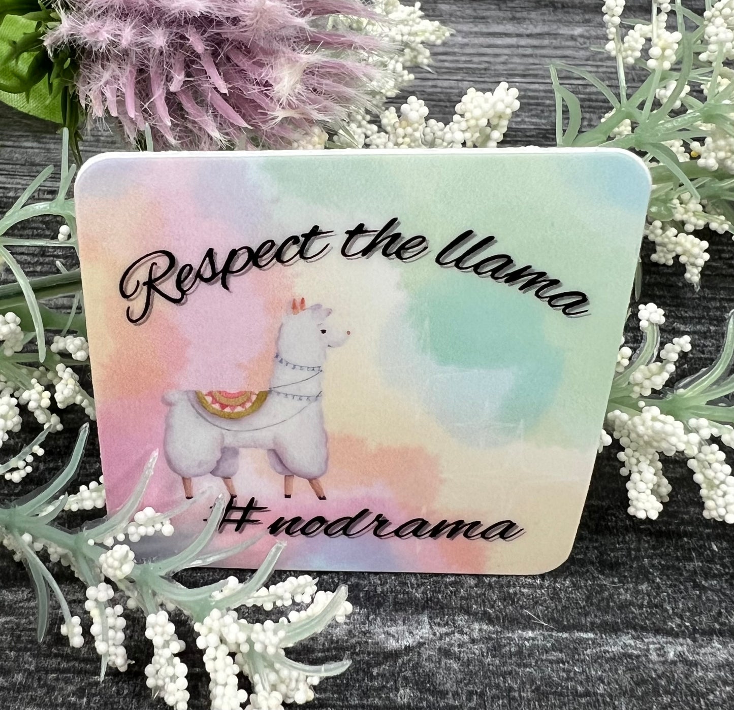 Respect the Llama sticker