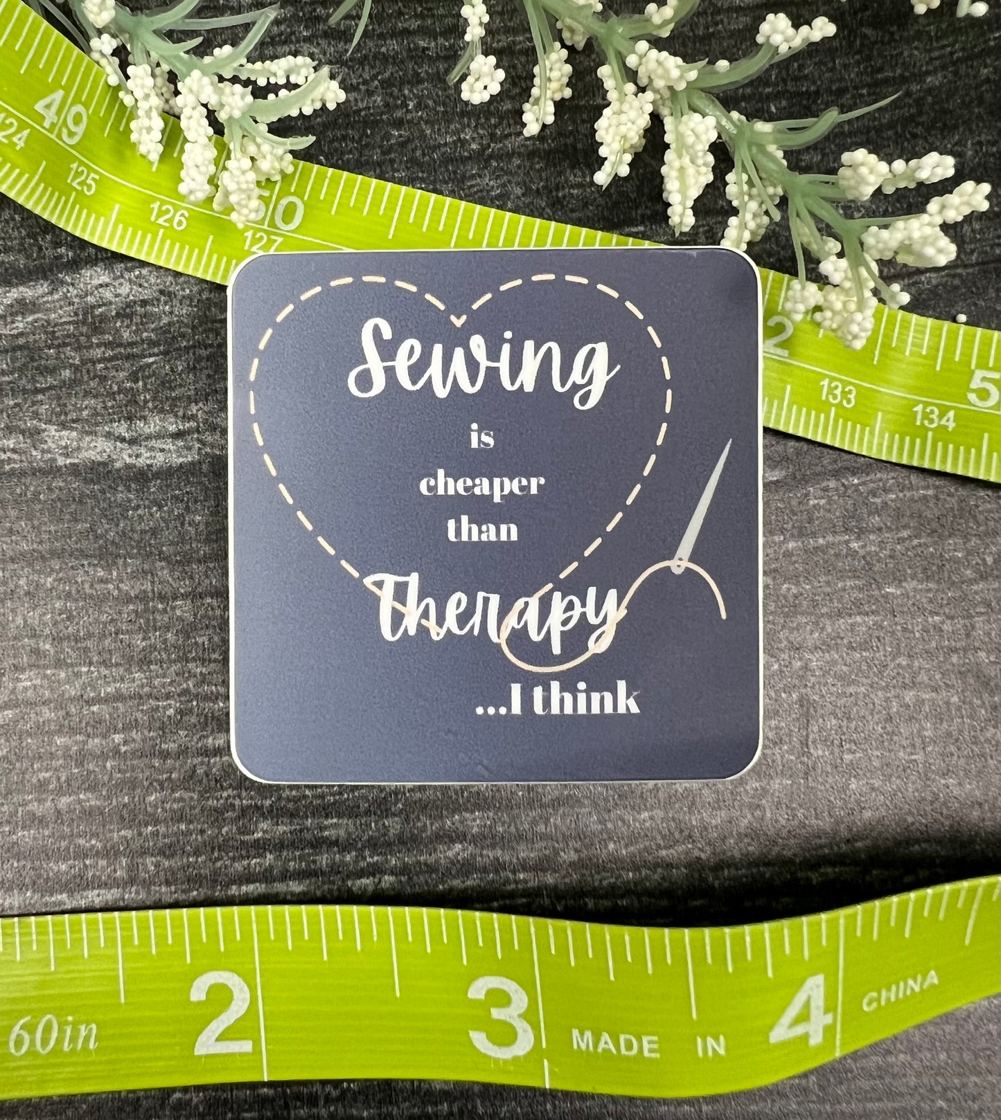 Sewing sticker