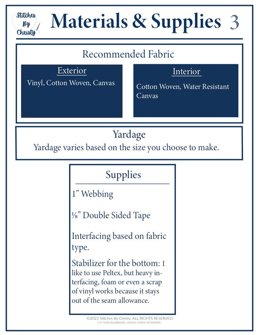 Angie Basket Trio PDF Patterns