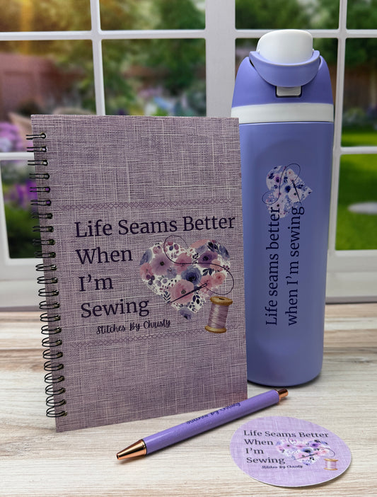 24 oz Life Seams Better Water Bottle
