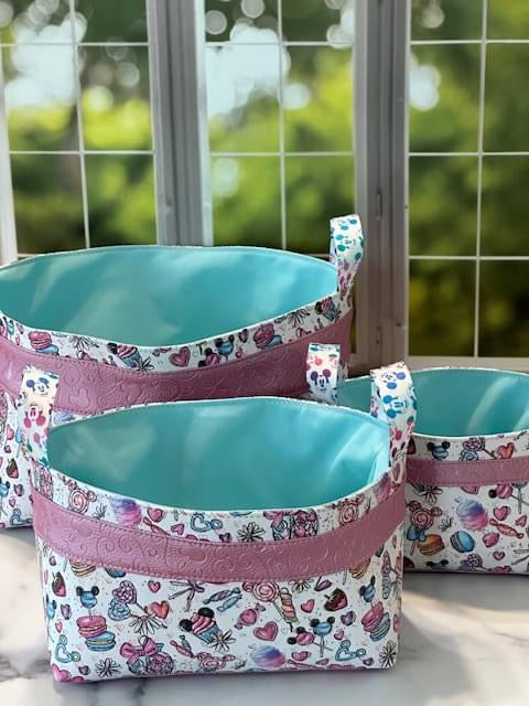 Angie Basket Trio PDF Patterns