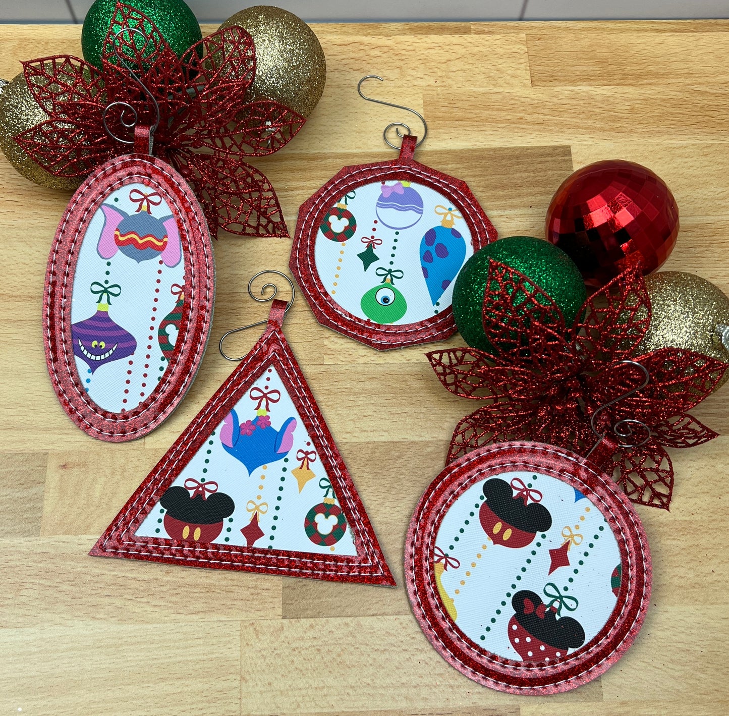 Merry & Bright Ornaments PDF Pattern