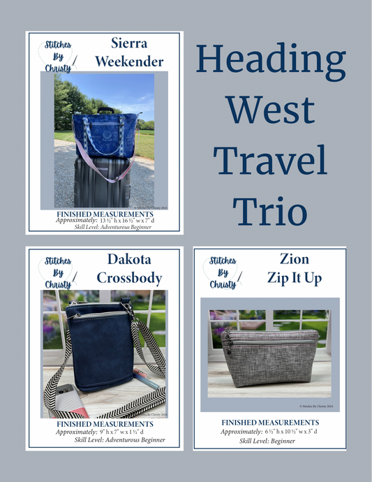 Heading West Travel Trio
