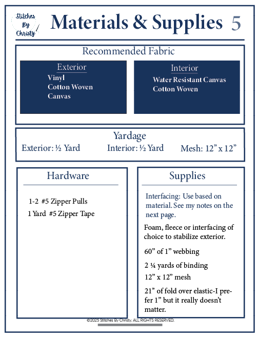 Stella Travel Bag PDF Pattern