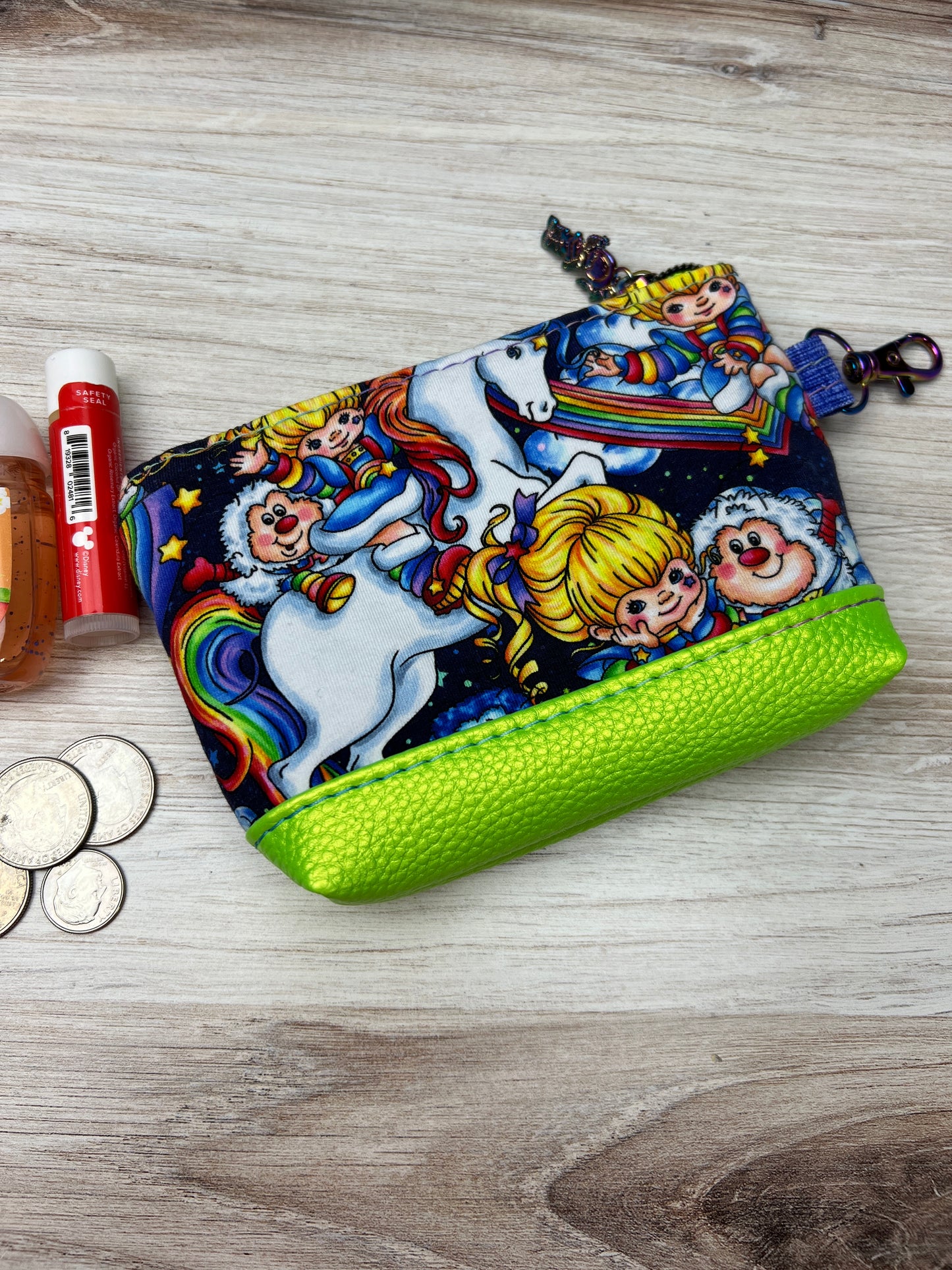 Rainbow girl card wallet/pouch
