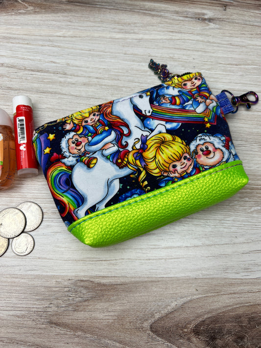 Rainbow girl card wallet/pouch