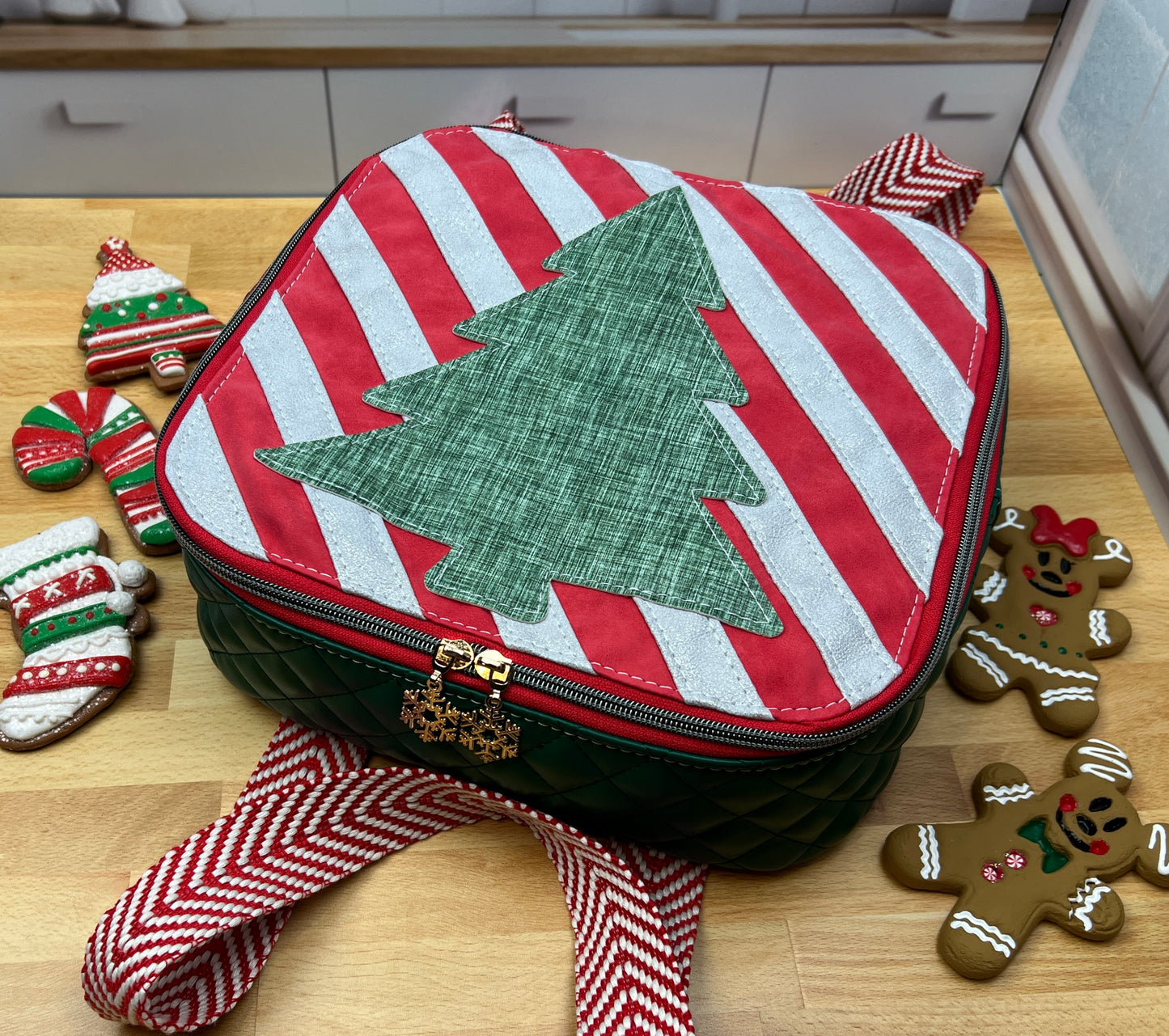 Candy Cane Stripe Noelle Cookie Carrier