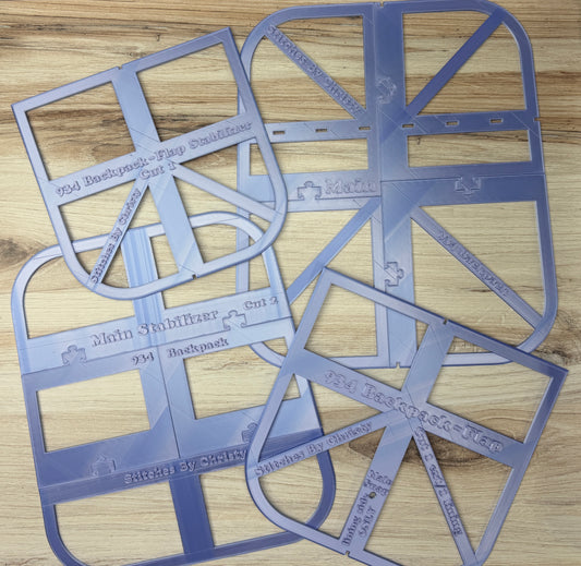 934 Backpack Templates