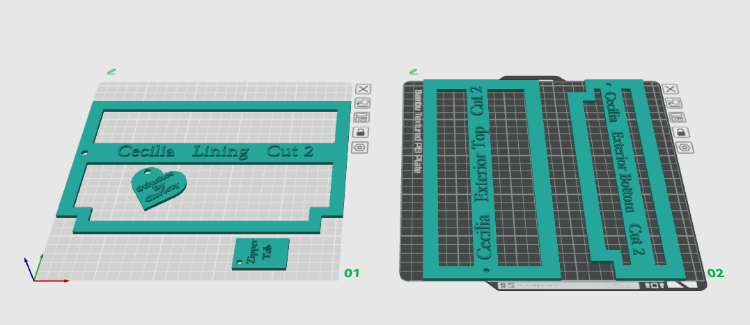 3d Printer Files-Cecilia