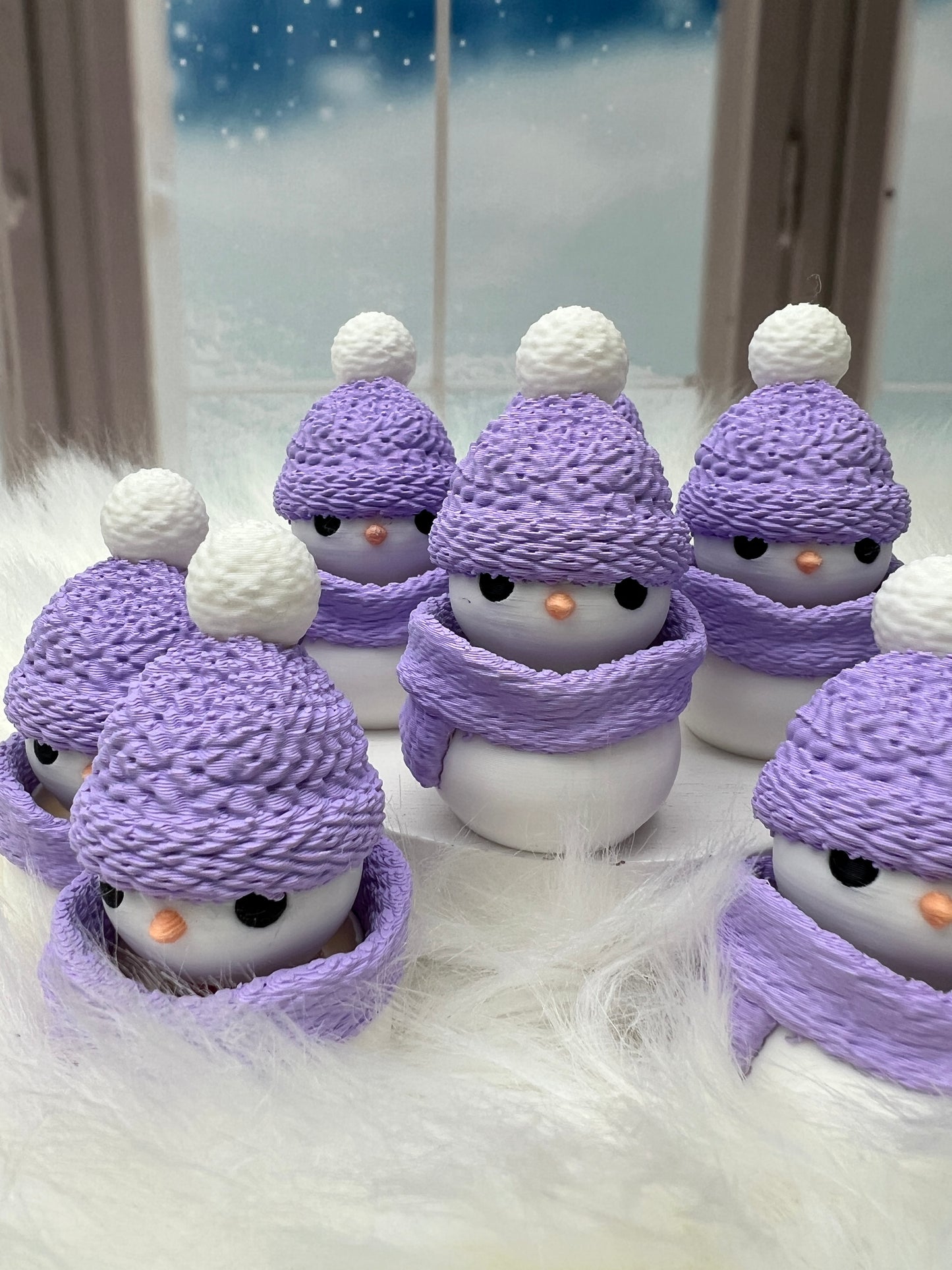 Snowman Fidget Clickers