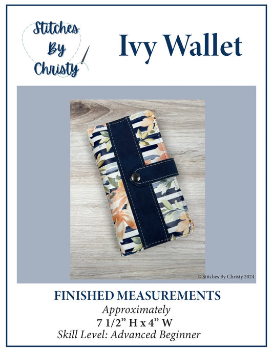 Ivy Wallet PDF Pattern