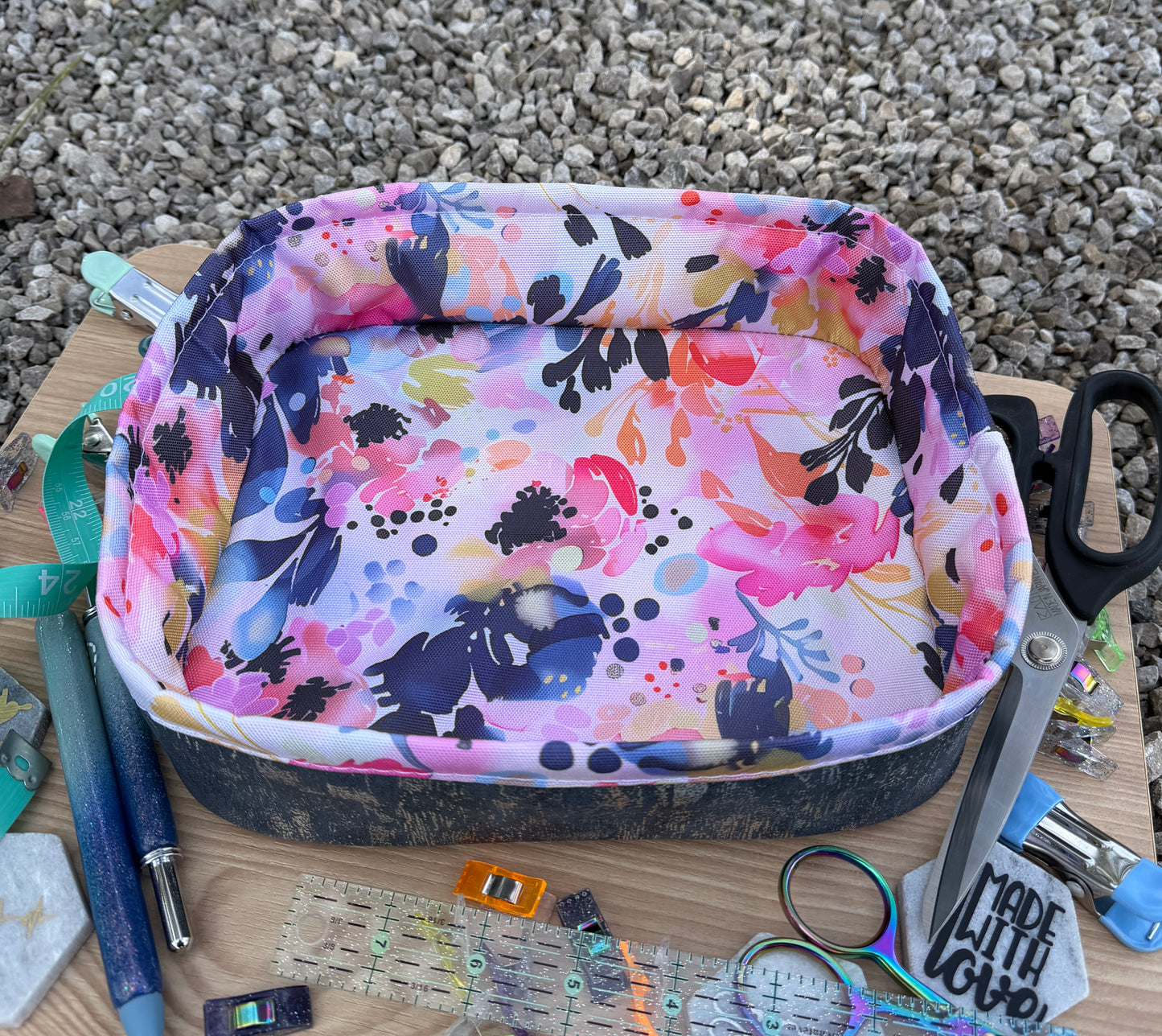 Toñita Fabric Basket PDF Pattern