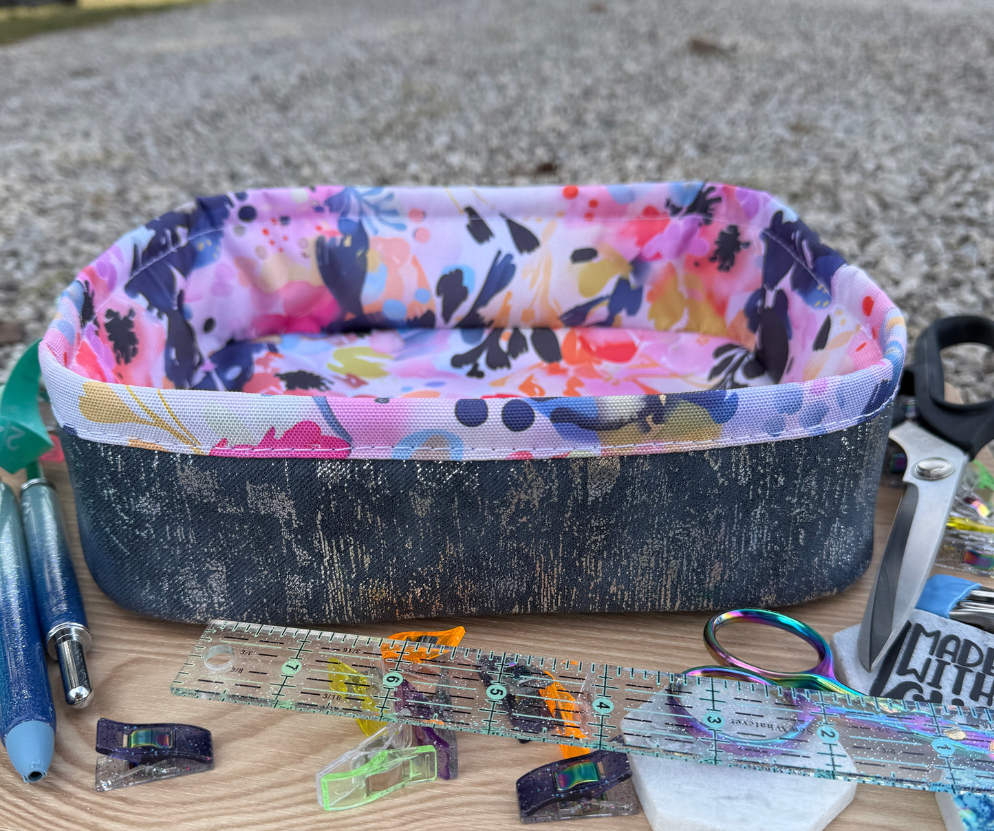 Toñita Fabric Basket PDF Pattern