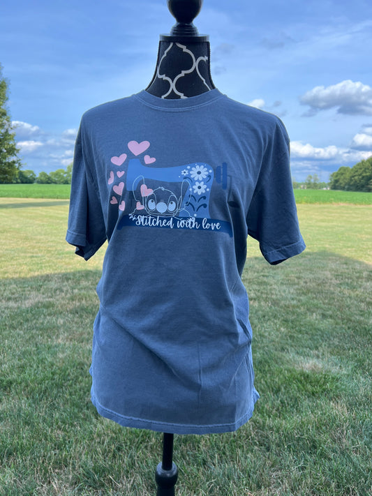 Stitched with love DTF transfer