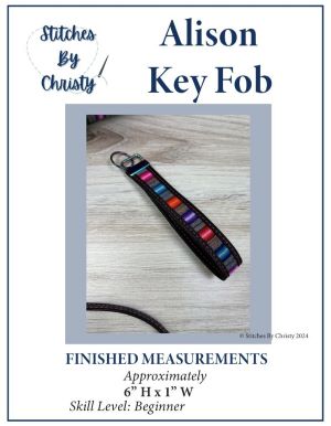 Alison Key Fob PDF Pattern – Stitches By Christy