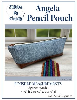 Angela Pencil Pouch PDF Pattern