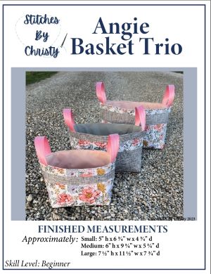 Angie Basket Trio PDF Patterns