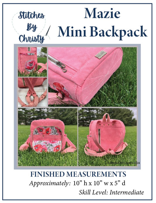 Mazie Mini Backpack PDF Pattern