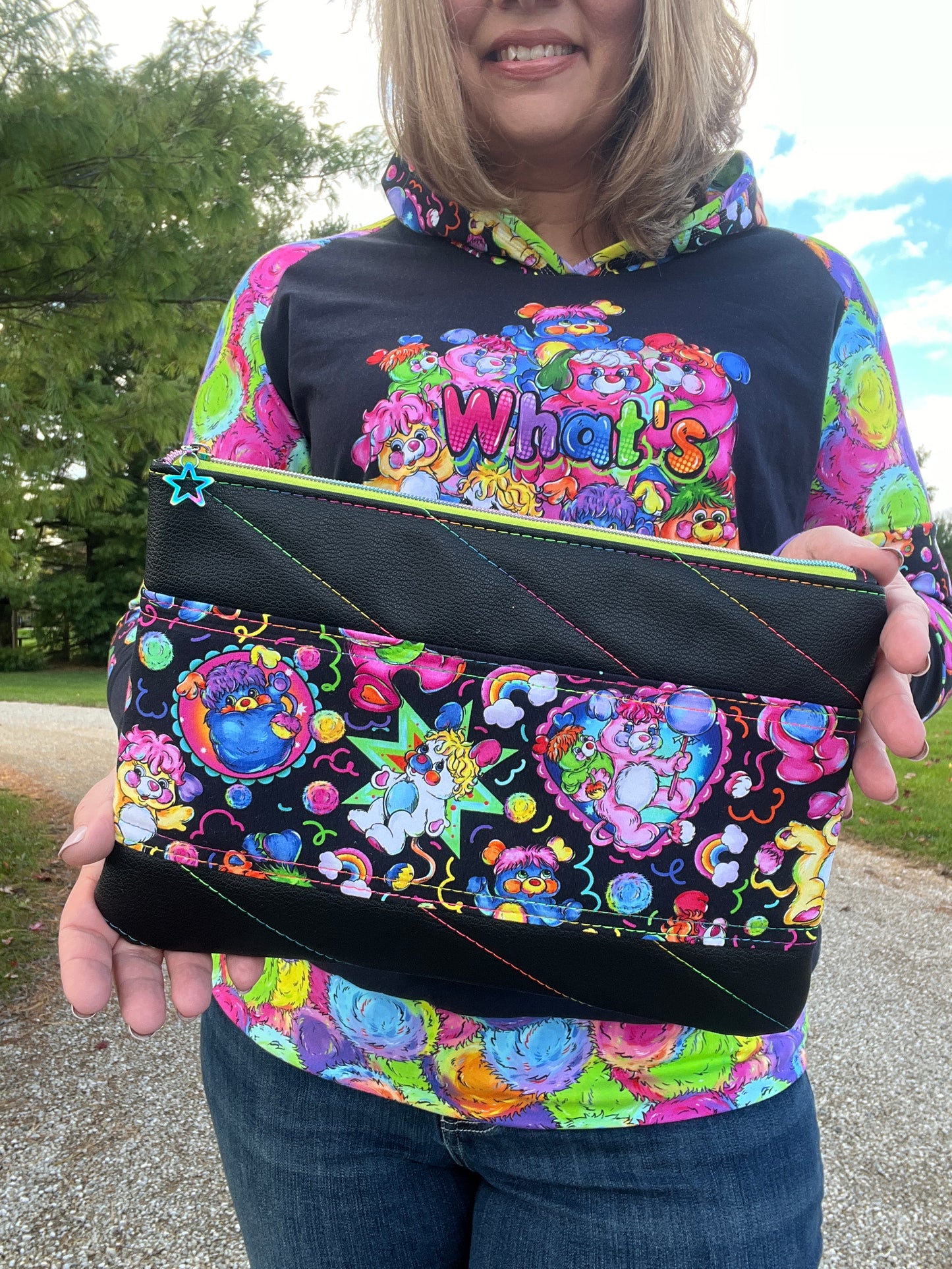 Padded Tech Case-80's Pop Characters