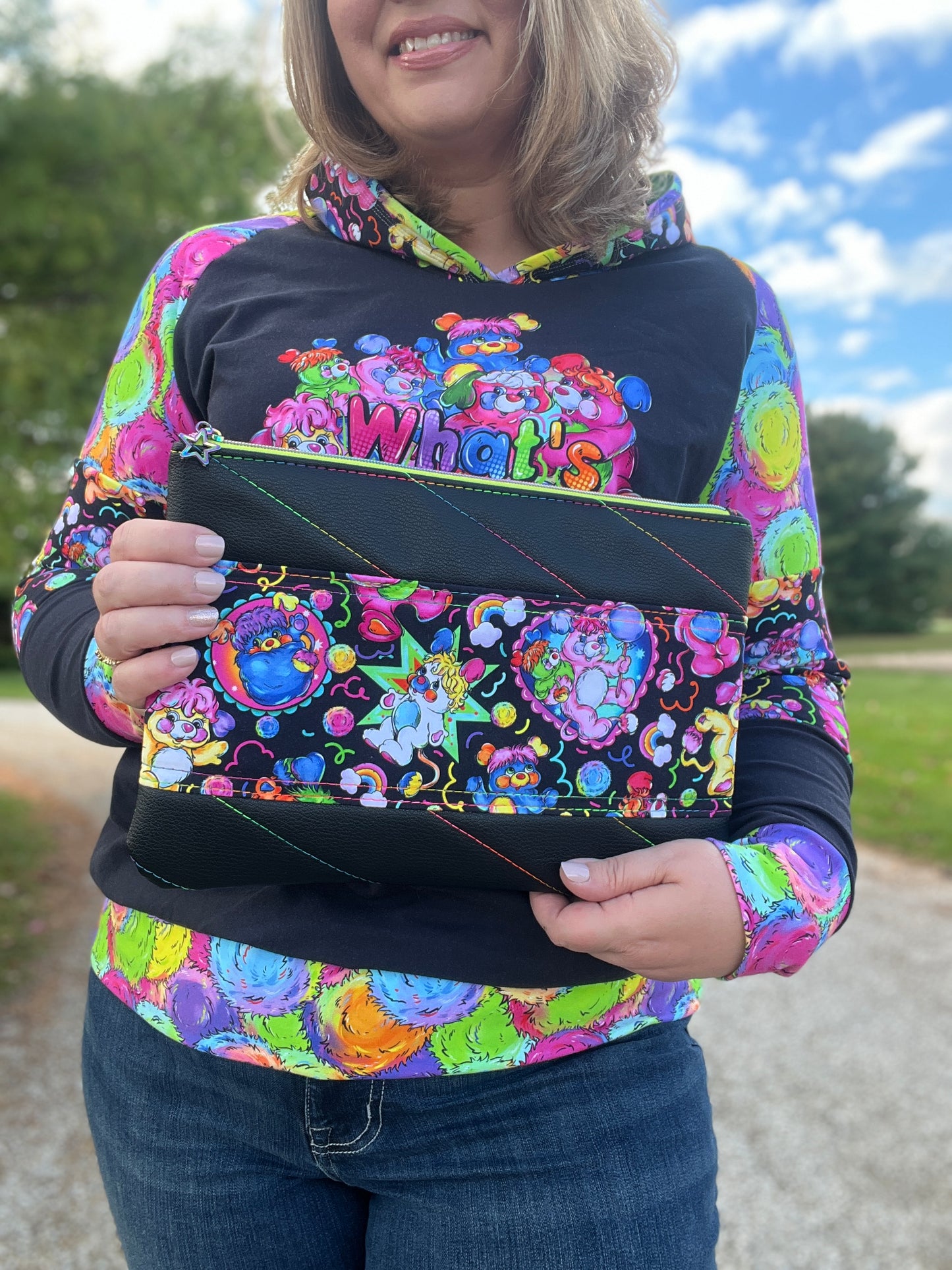 Padded Tech Case-80's Pop Characters