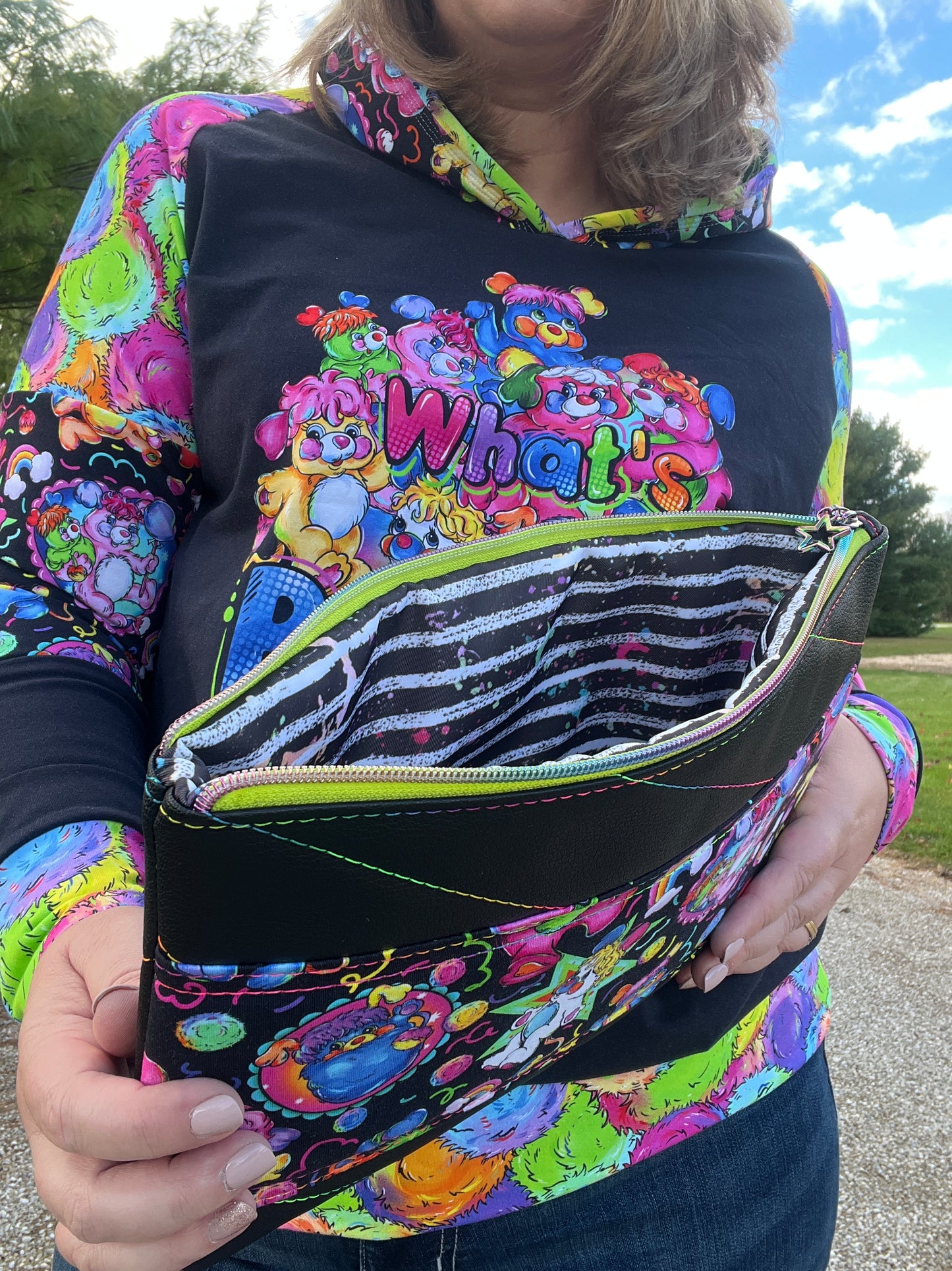 Padded Tech Case-80's Pop Characters