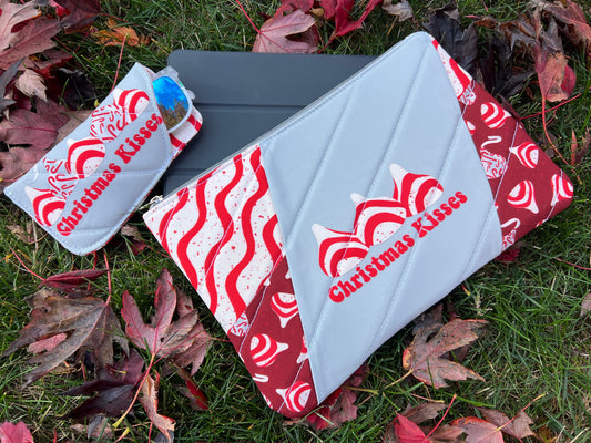 Christmas Kisses Padded Pouch and Sunnies Pouch