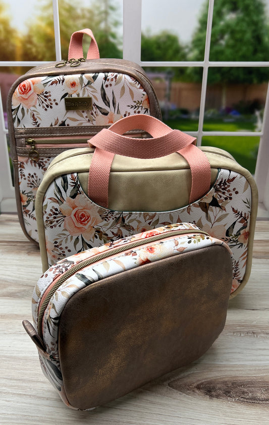 Peach Floral Travel Light Bundle