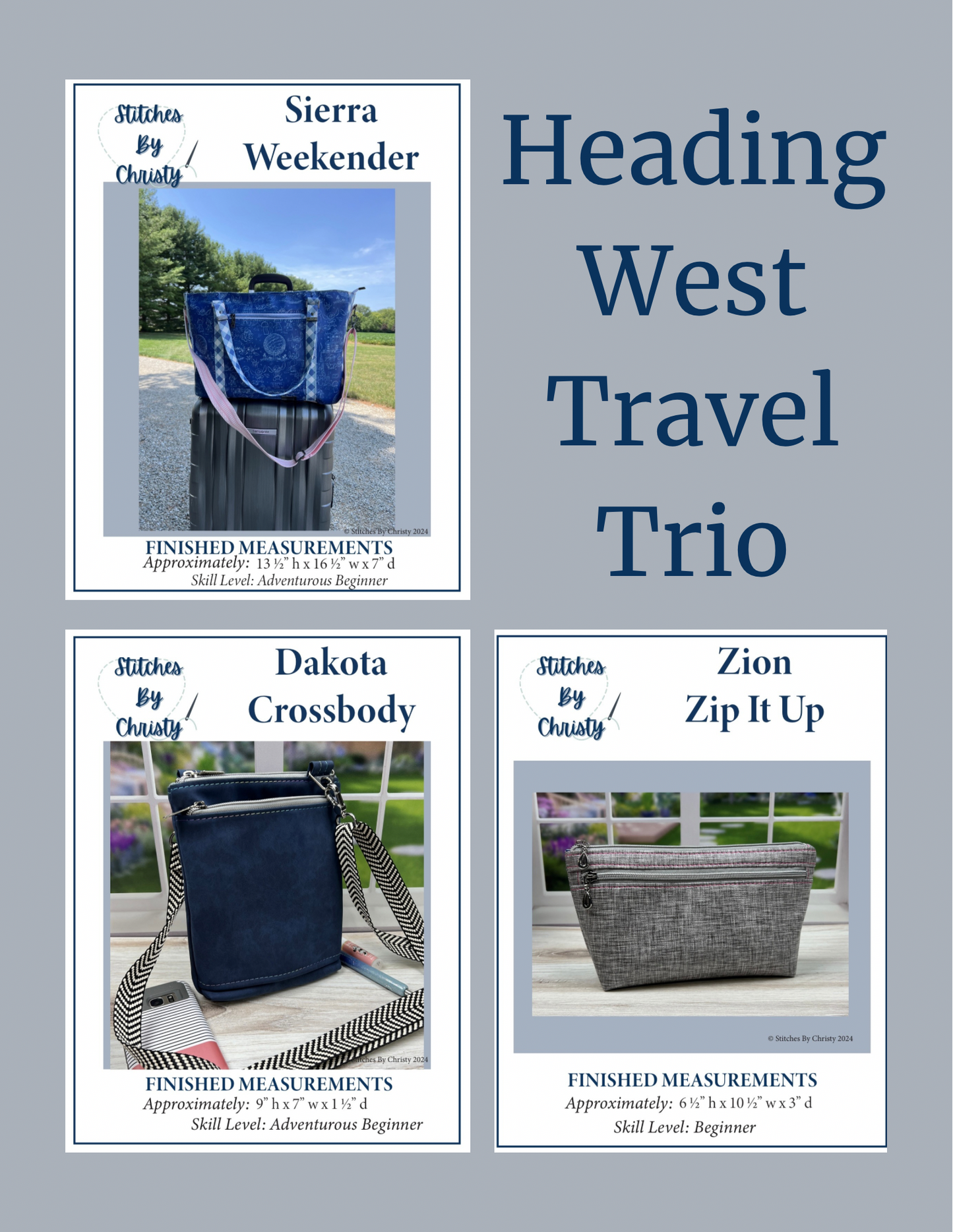Heading West Travel Trio