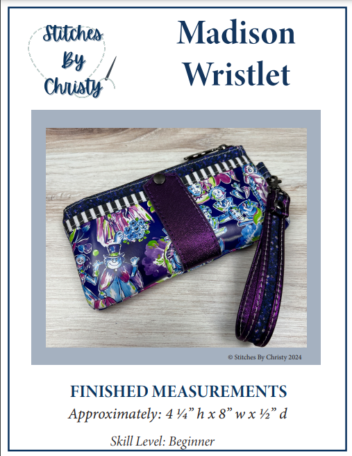 Madison Wristlet PDF Pattern