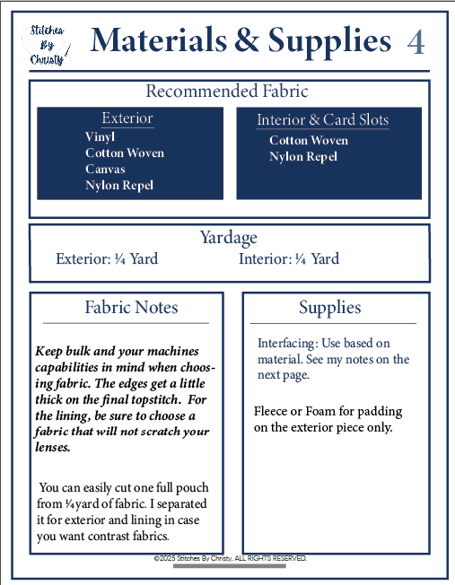 Sunnies Snuggle PDF Pattern