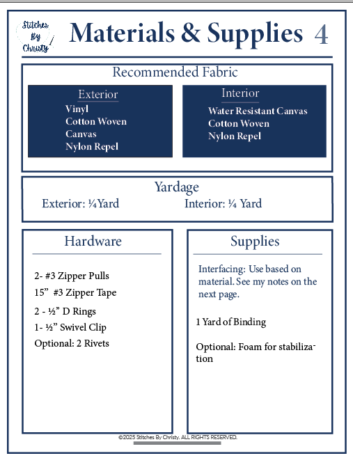 Starlite PDF Pattern