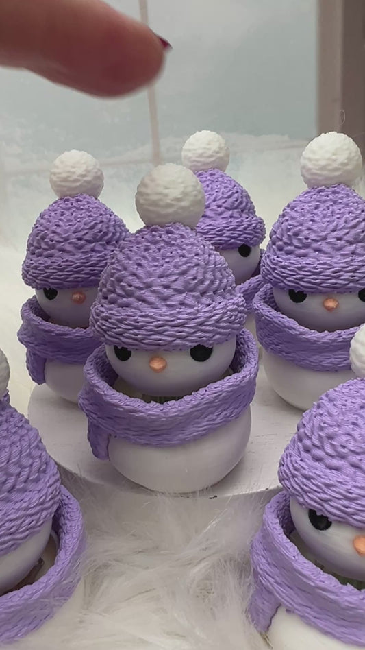 Snowman Fidget Clickers