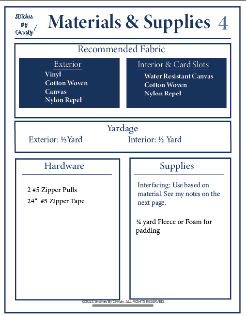 Ada Tech Case PDF Pattern
